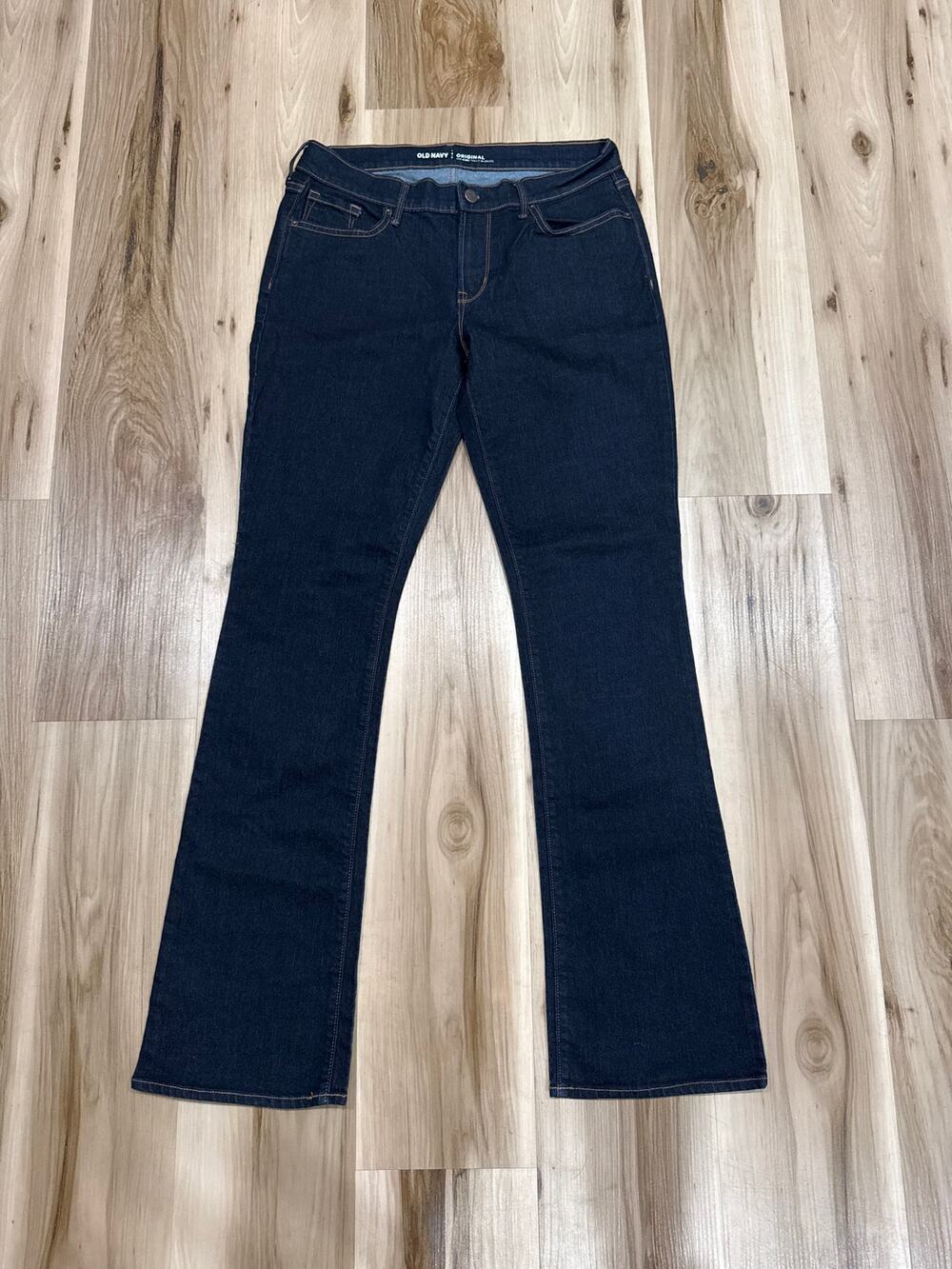 Old Navy Mid Rise Original Boot Dark Blue Women's Size 8 Long